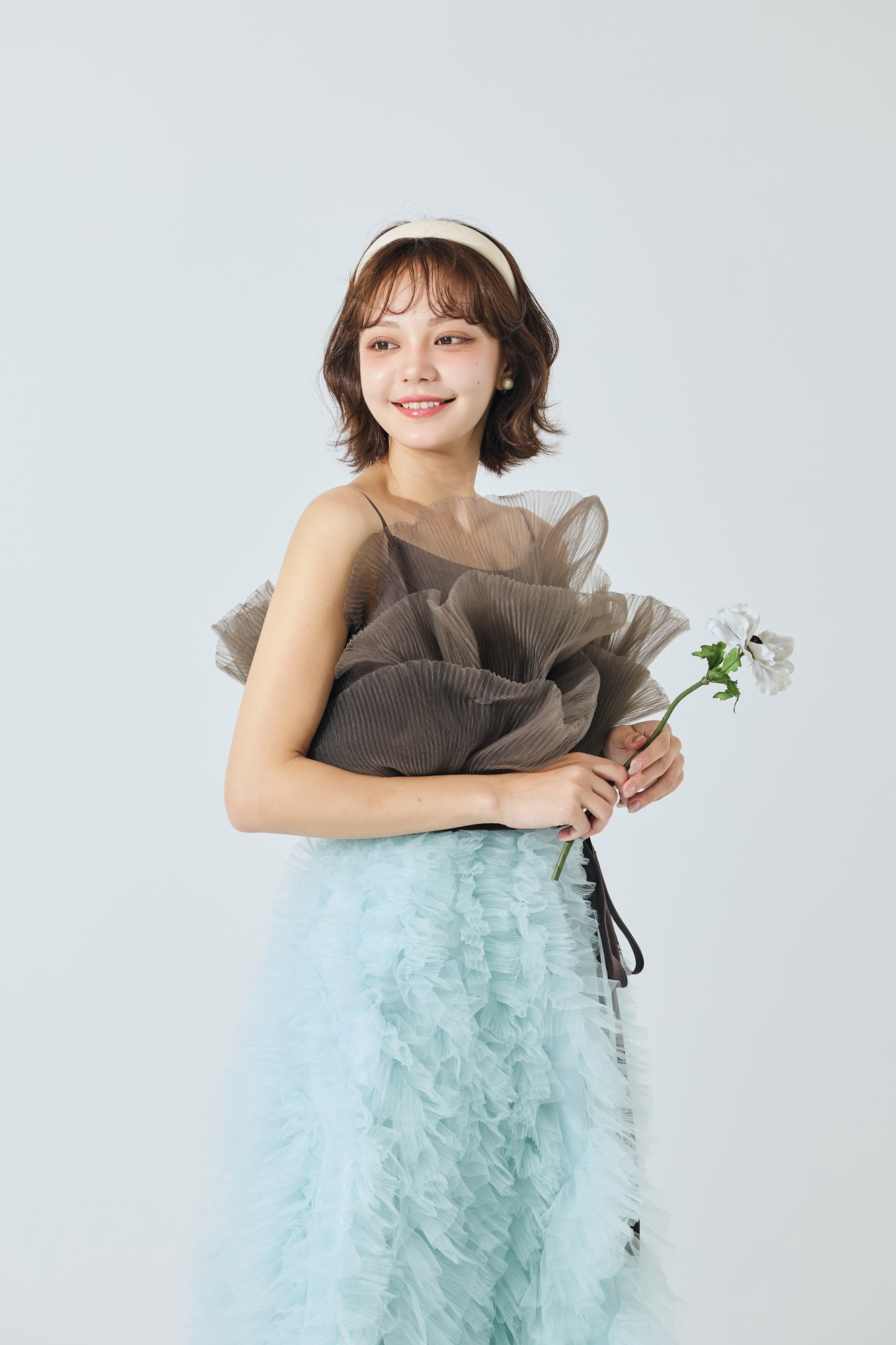 Dress Curreのミントの一点ものドレス